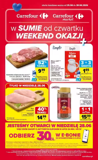 Prospekt-Titelbild: Carrefour Angebotsprospekt (Gültig von 2026-06-25 bis 2026-06-28)