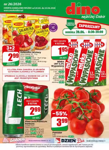 Leidinio virselis: Dino akcijų leidinys (Galioja nuo 2026-06-24 iki 2026-06-30)