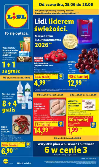 Portada del folleto: Lidl folleto de ofertas (Válido del 2026-06-25 al 2026-06-28)