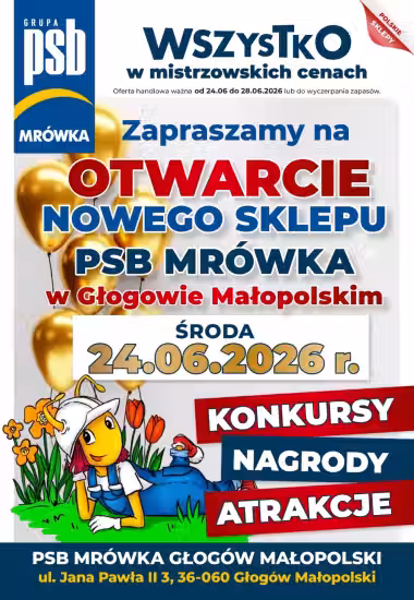 Prospekt-Titelbild: Psb Mrowka Angebotsprospekt (Gültig von 2026-06-23 bis 2026-06-28)