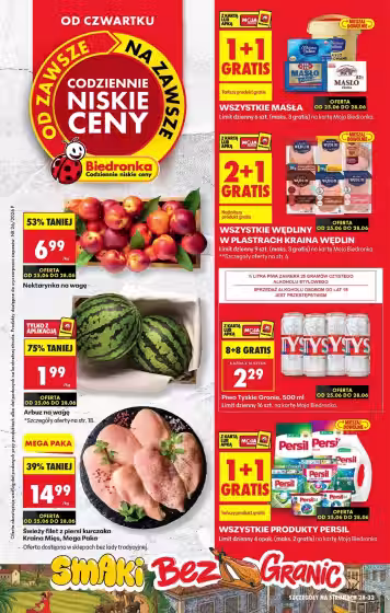 Brochure cover: Biedronka promotions leaflet (Valid from 2026-06-25 to 2026-07-01)