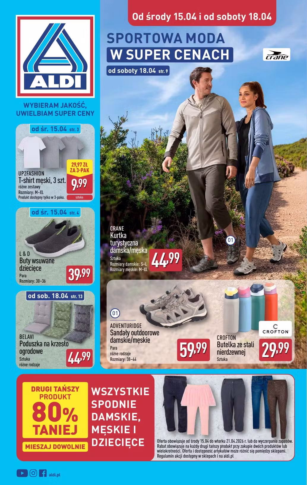 Brochure preview: Aldi promotions leaflet (Valid from 2026-04-15 to 2026-04-21)