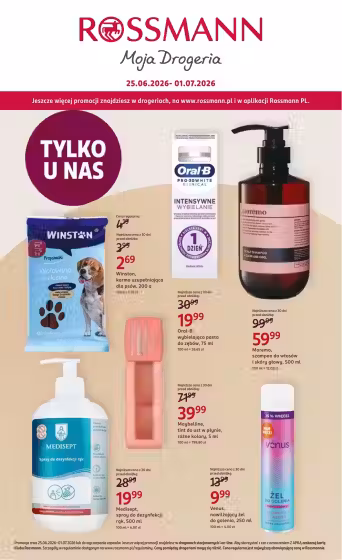 Kataloogi kaas: Rossmann sooduspakkumiste voldik (Kehtib alates 2026-06-25 kuni 2026-07-01)