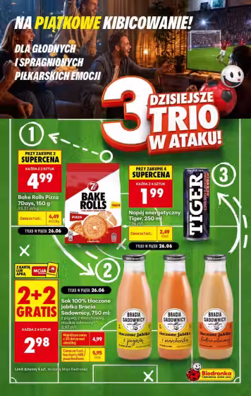 Brochure cover: Biedronka promotions leaflet Nr. 2 (Valid from 2026-06-26 to 2026-06-28)