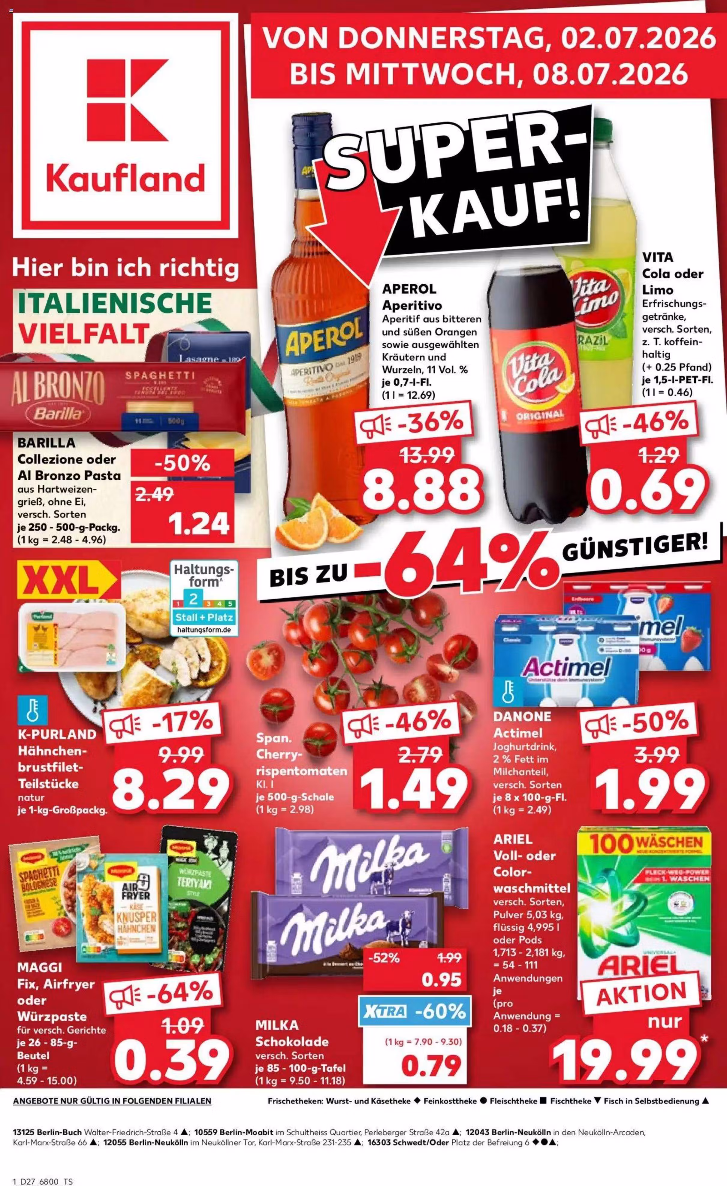 Leidinio perziura: Kaufland akcijų leidinys Nr. 1 (Galioja nuo 2026-07-02 iki 2026-07-08)