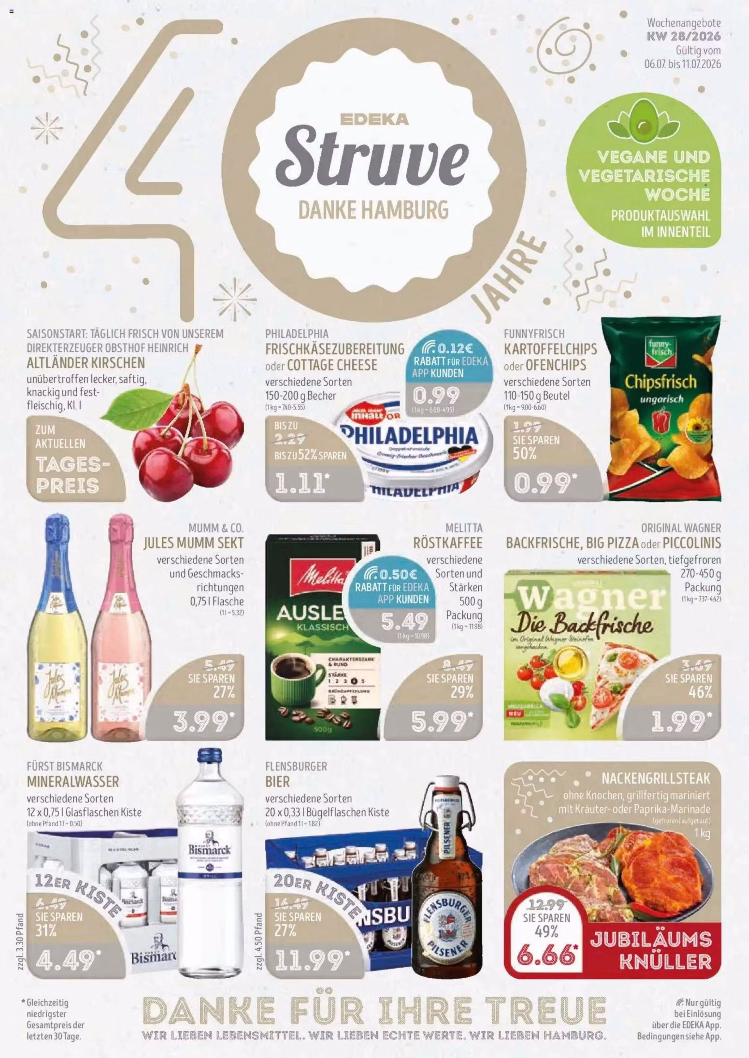 Brochure preview: Edeka Zurheide promotions leaflet (Valid from 2026-07-06 to 2026-07-11)