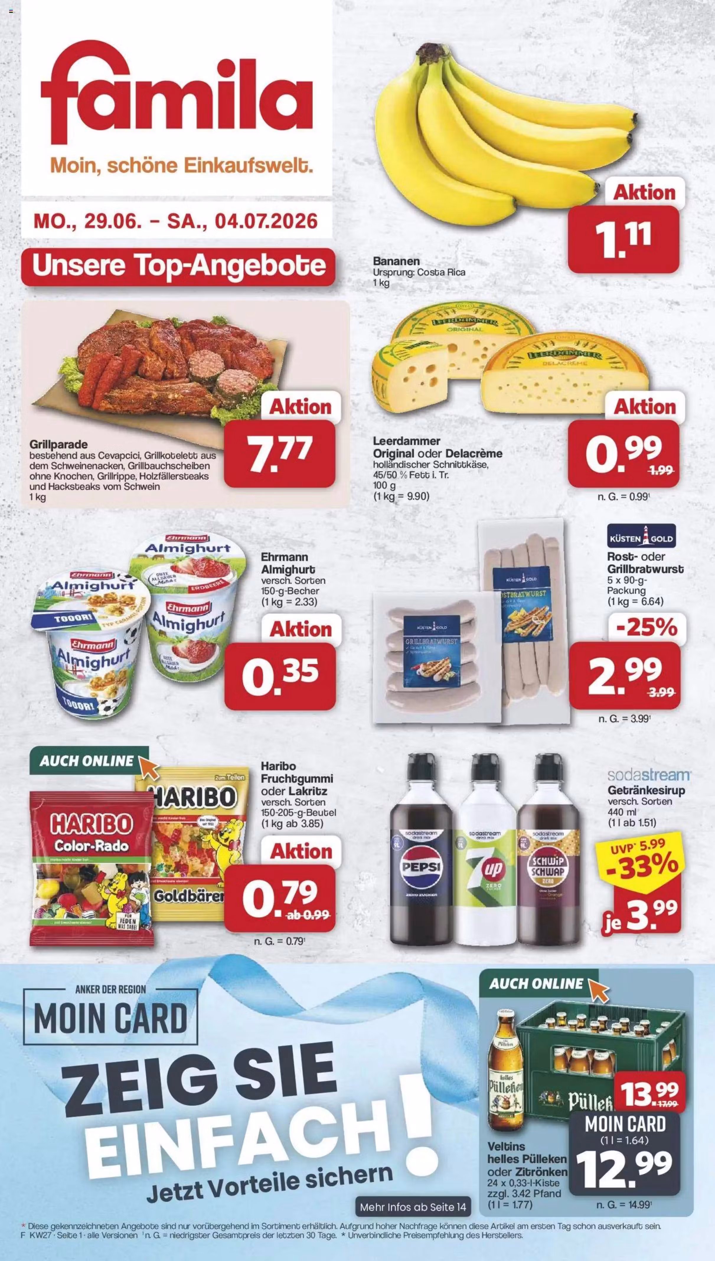 Prospekt-Vorschau: Famila Angebotsprospekt Nr. 3 (Gültig von 2026-06-29 bis 2026-07-04)