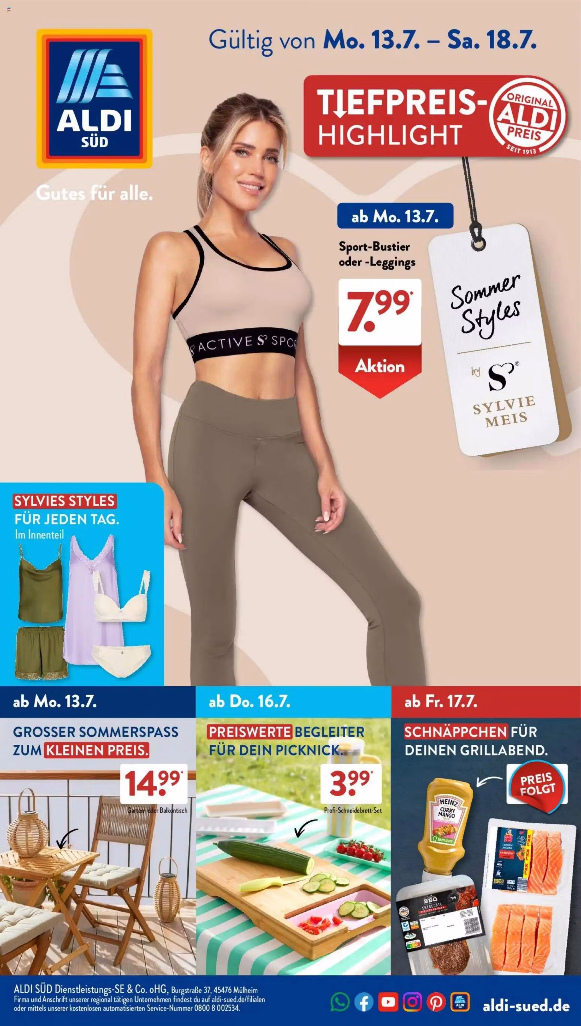 Leidinio perziura: Aldi Sud akcijų leidinys (Galioja nuo 2026-07-13 iki 2026-07-18)