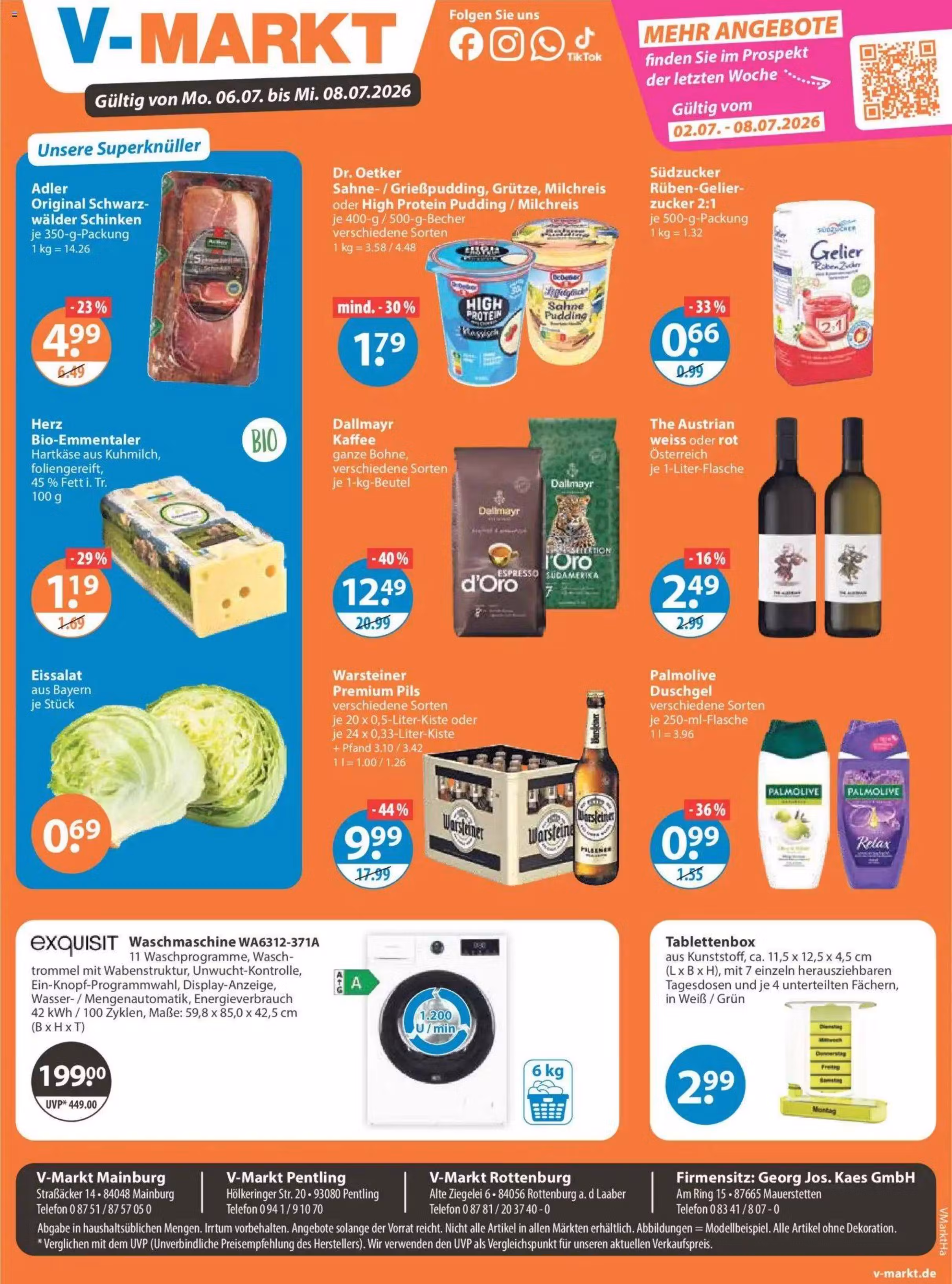 Prospekt-Vorschau: Mix Markt Fleisch Angebotsprospekt (Gültig von 2026-07-06 bis 2026-07-08)