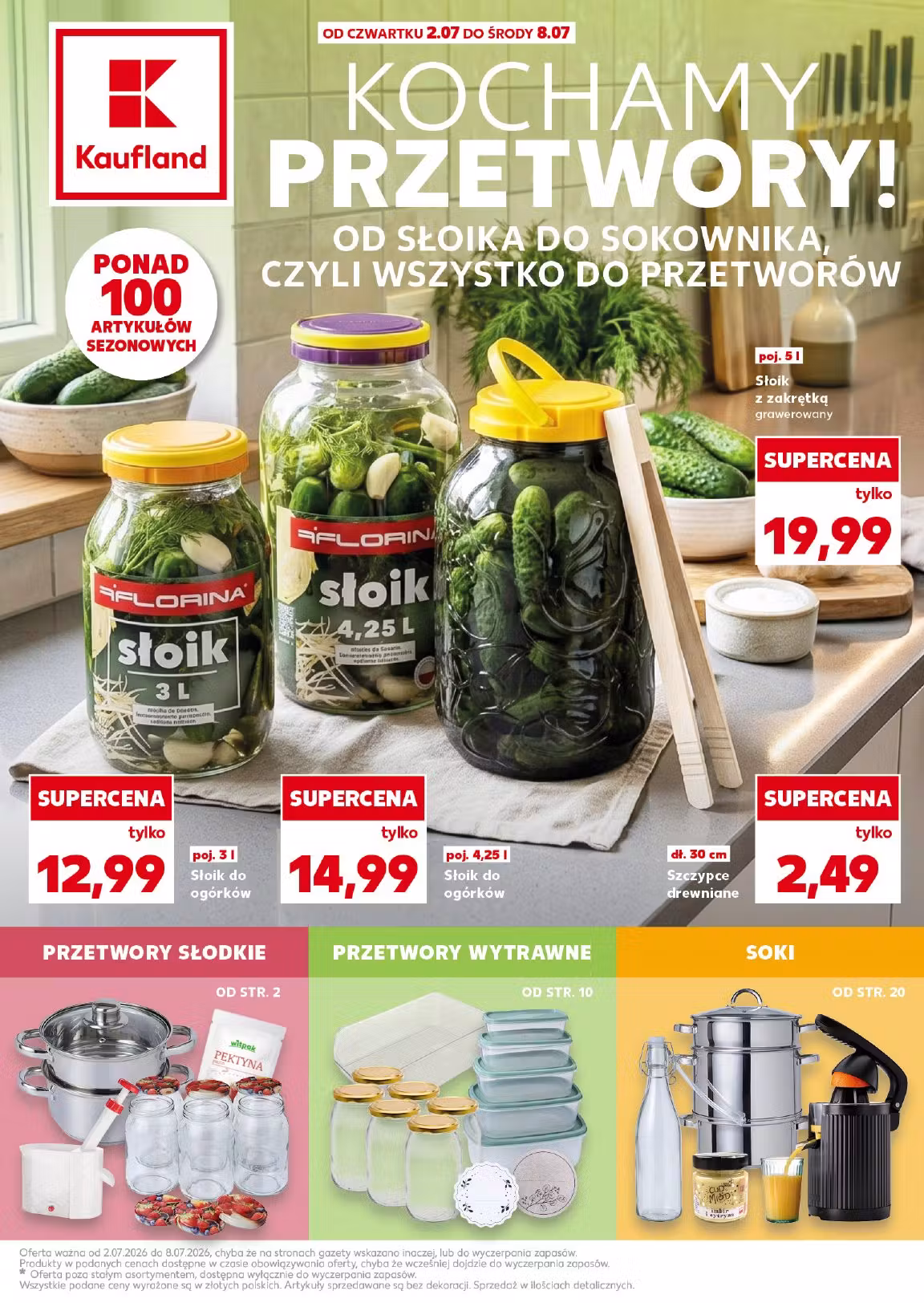 Leidinio perziura: Kaufland akcijų leidinys Nr. 2 (Galioja nuo 2026-07-02 iki 2026-07-08)