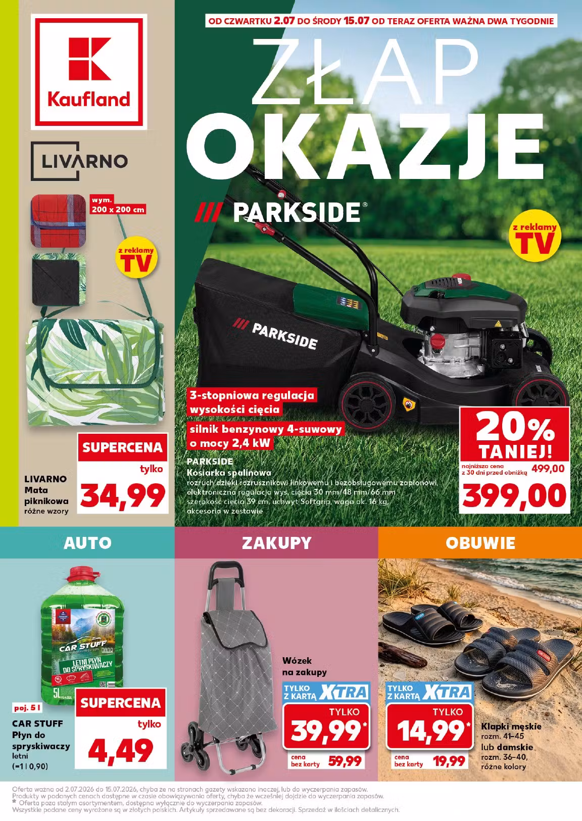 Leidinio perziura: Kaufland akcijų leidinys (Galioja nuo 2026-07-02 iki 2026-07-15)
