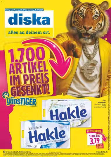 Leidinio virselis: Diska akcijų leidinys (Galioja nuo 2026-07-06 iki 2026-07-11)