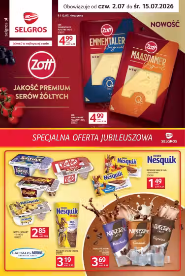Leidinio virselis: Selgros akcijų leidinys Nr. 4 (Galioja nuo 2026-07-02 iki 2026-07-15)