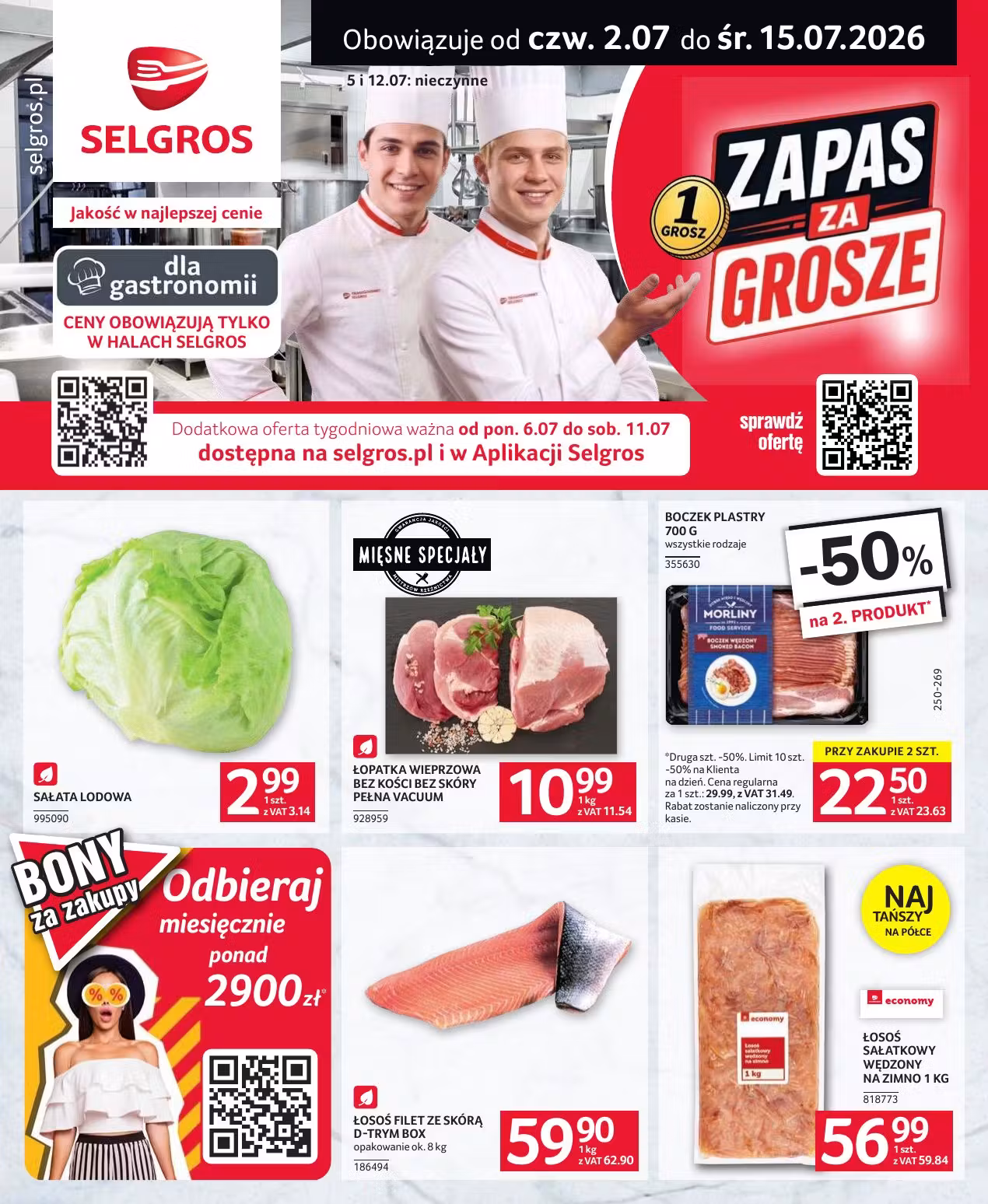 Leidinio perziura: Selgros akcijų leidinys Nr. 7 (Galioja nuo 2026-07-02 iki 2026-07-15)