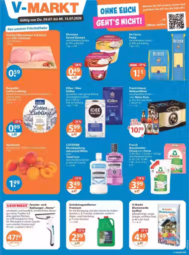 Leidinio virselis: Mix Markt Fleisch akcijų leidinys (Galioja nuo 2026-07-09 iki 2026-07-15)