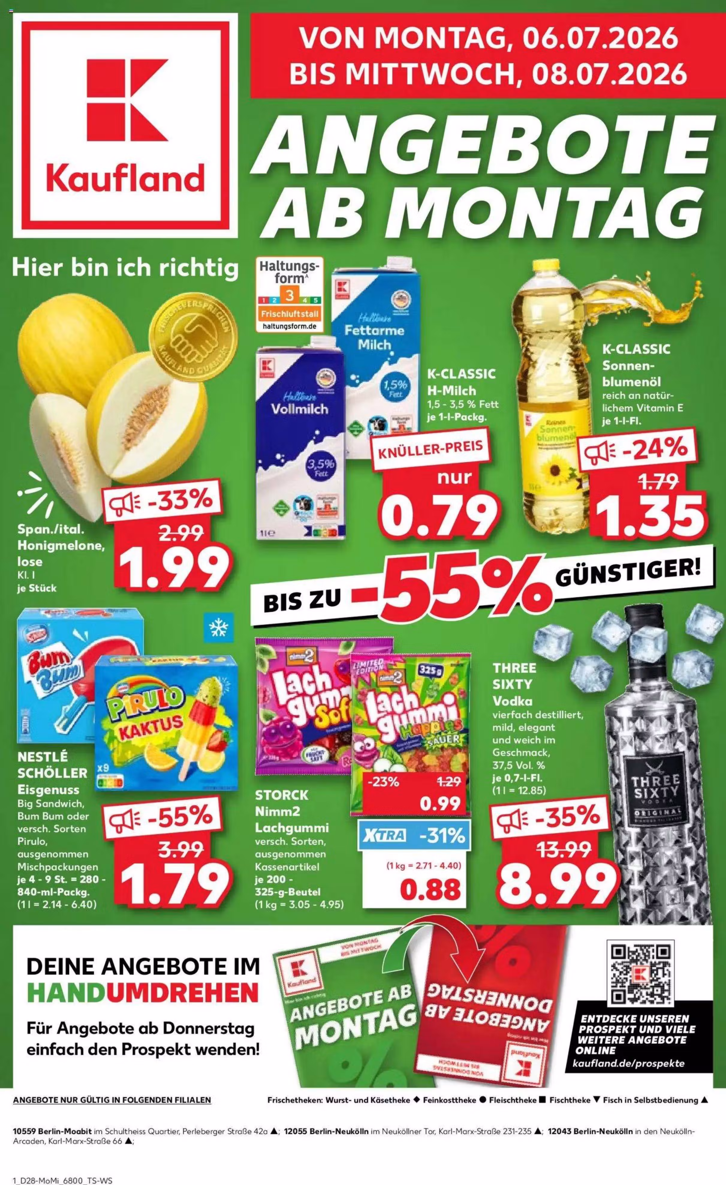 Leidinio perziura: Kaufland akcijų leidinys Nr. 1 (Galioja nuo 2026-07-06 iki 2026-07-08)