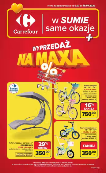 Leidinio virselis: Carrefour akcijų leidinys Nr. 1 (Galioja nuo 2026-07-06 iki 2026-07-18)