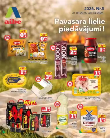 Bukleta vaks: Aibė Latvia akciju buklets (Derīgs no 2026-03-31 līdz 2026-04-20)