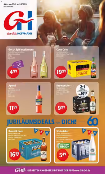 Leidinio virselis: Netto Getrankemarkt Discount akcijų leidinys Nr. 1 (Galioja nuo 2026-07-06 iki 2026-07-11)