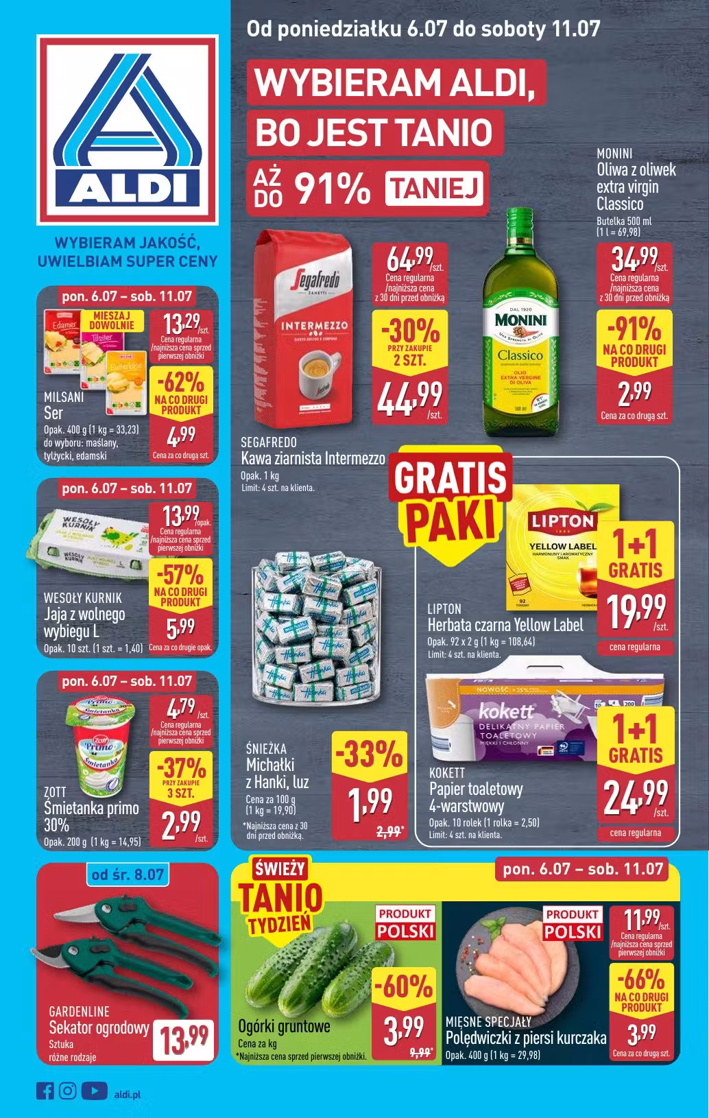 Leidinio perziura: Aldi akcijų leidinys (Galioja nuo 2026-07-06 iki 2026-07-11)