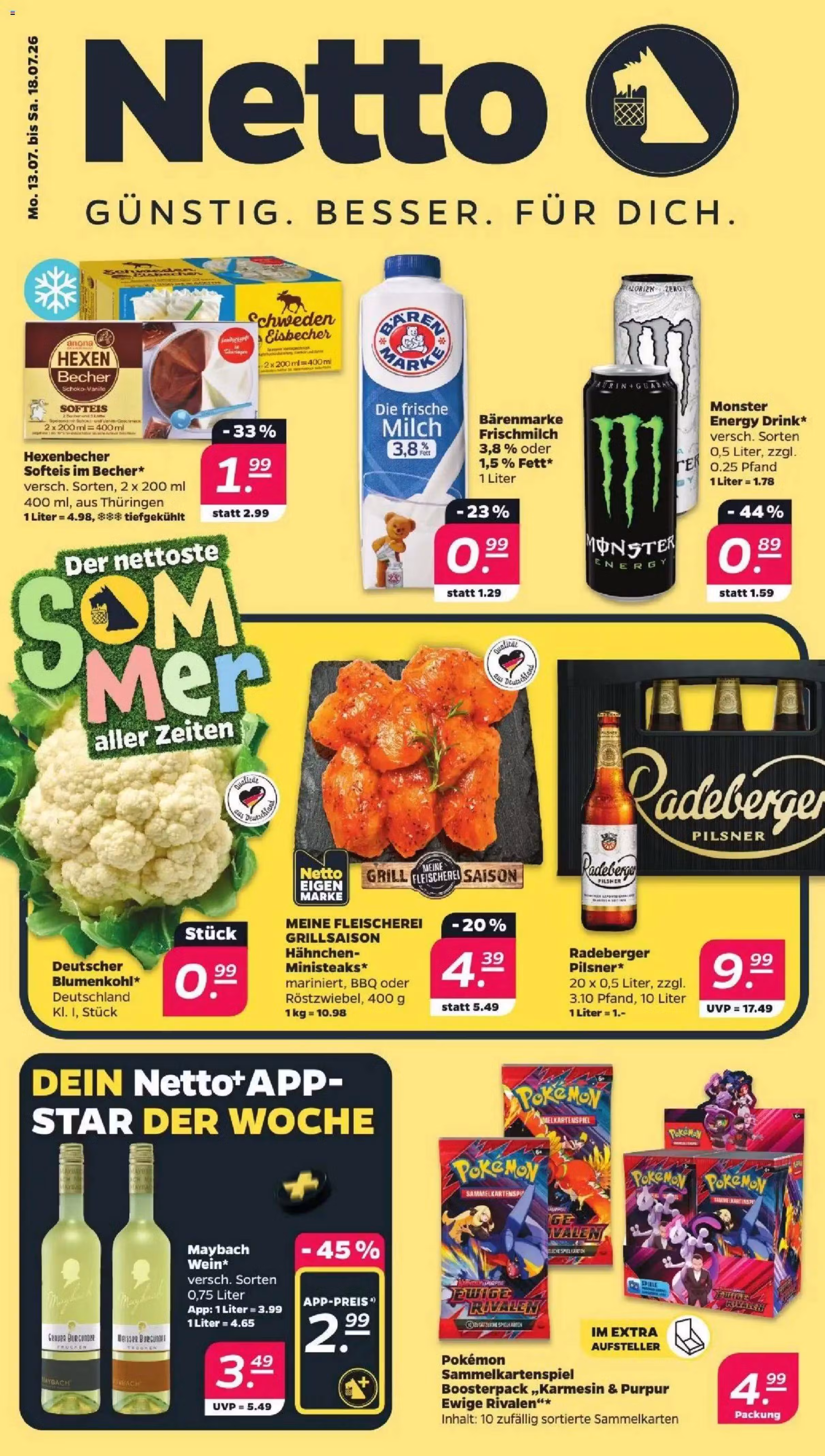 Brochure preview: Netto promotions leaflet Nr. 1 (Valid from 2026-07-13 to 2026-07-18)