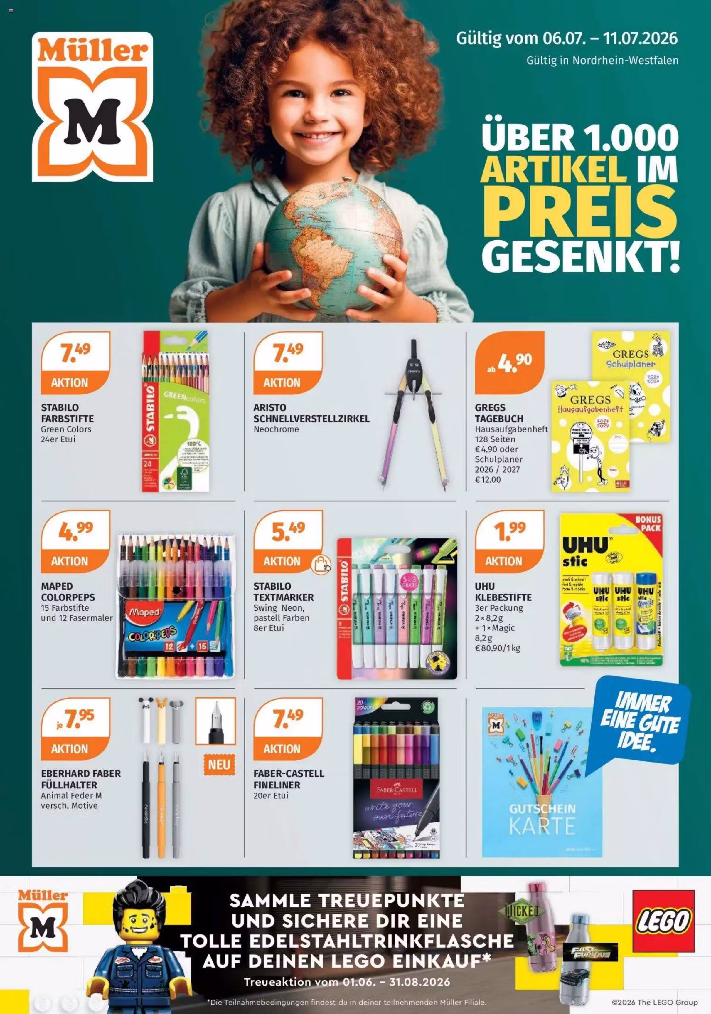 Kataloogi eelvaade: Muller Lifestyle sooduspakkumiste voldik Nr. 1 (Kehtib alates 2026-07-06 kuni 2026-07-11)
