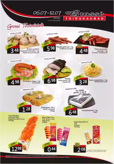 Kataloogi kaas: Grossi sooduspakkumiste voldik Nr. 2 (Kehtib alates 2026-07-06 kuni 2026-07-12)