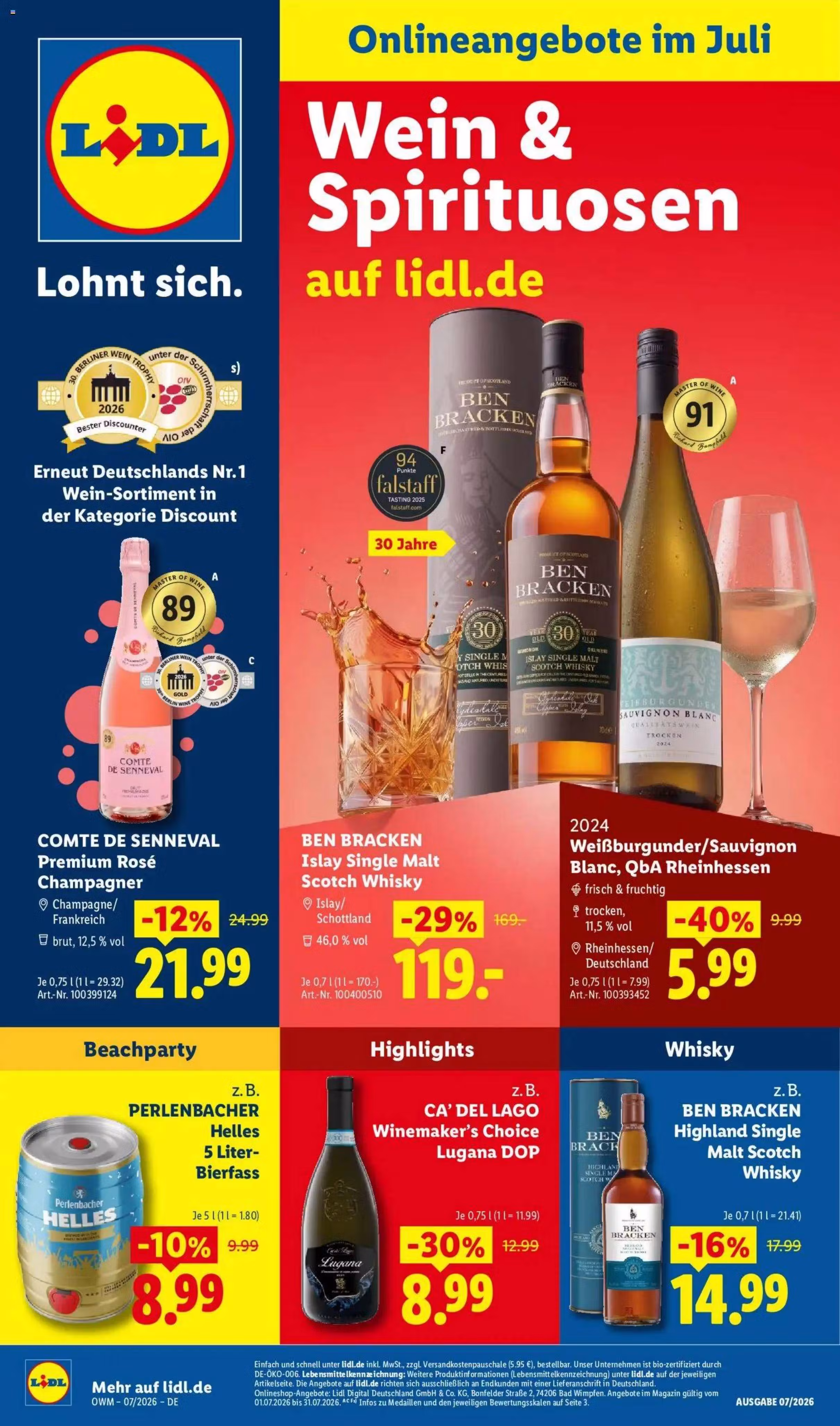 Brochure preview: Lidl promotions leaflet Nr. 2 (Valid from 2026-07-01 to 2026-07-31)