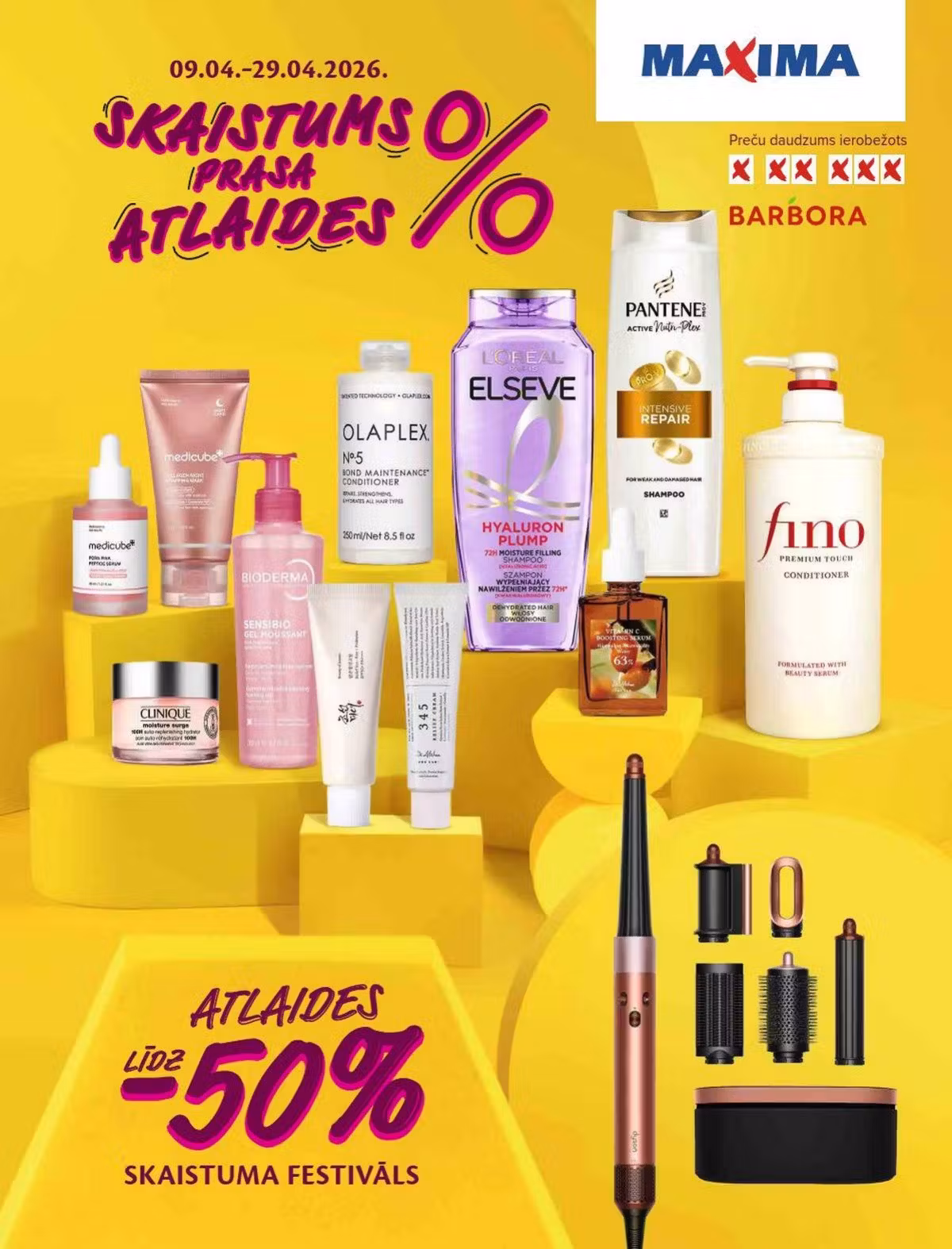 Bukleta prieksskatijums: Maxima Latvia akciju buklets (Derīgs no 2026-04-09 līdz 2026-04-29)