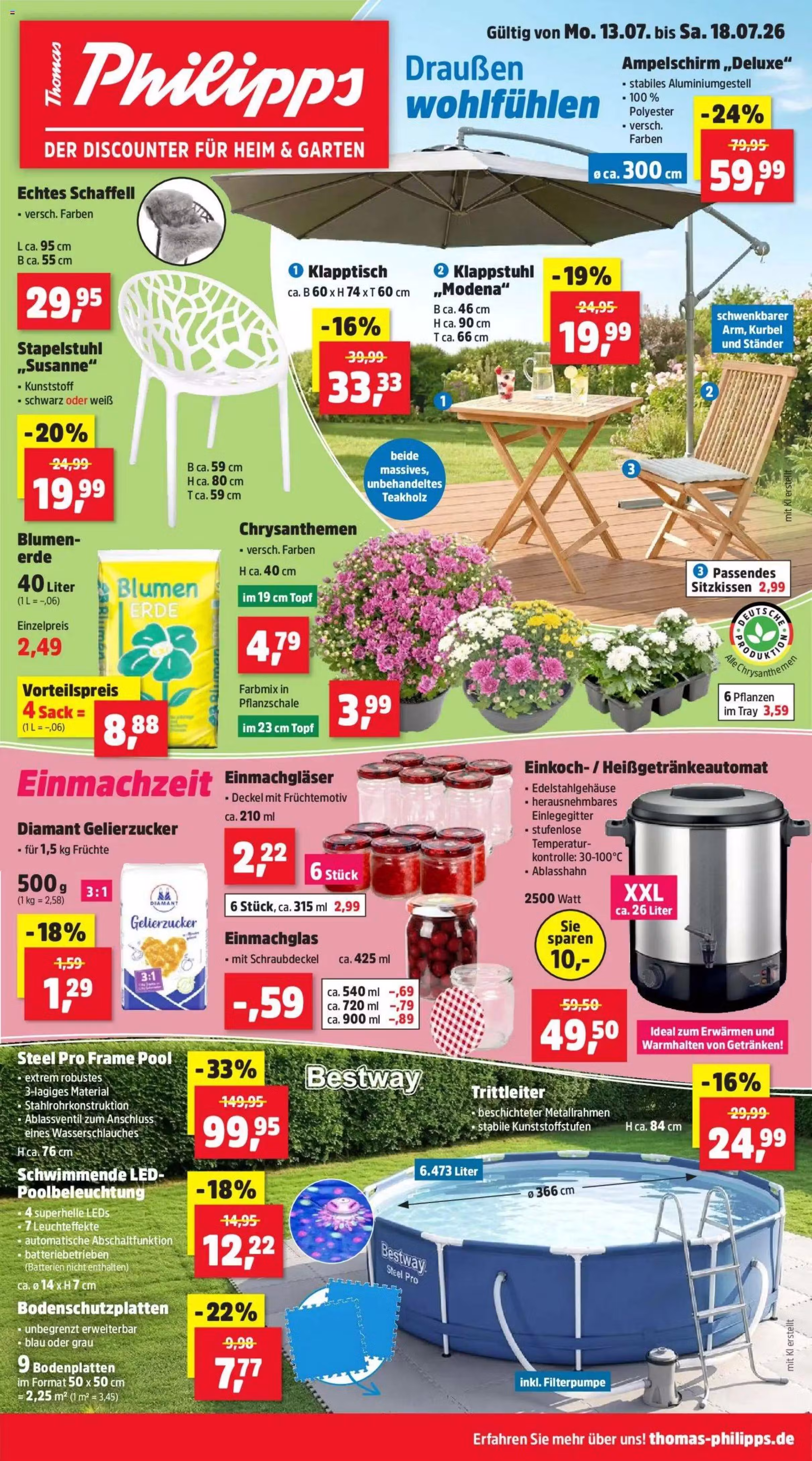 Brochure preview: Thomas Philipps promotions leaflet (Valid from 2026-07-13 to 2026-07-18)