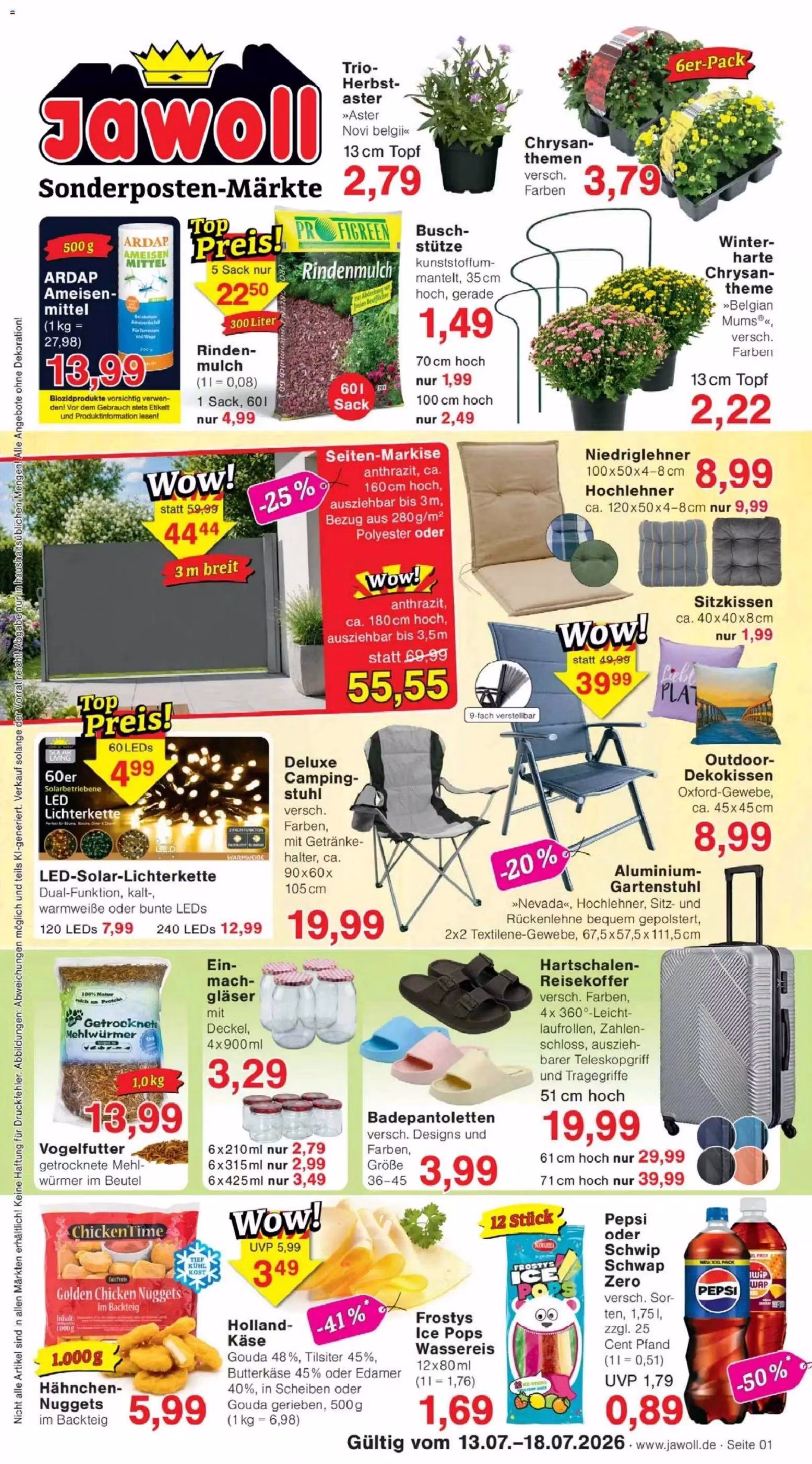 Brochure preview: Jawoll promotions leaflet (Valid from 2026-07-13 to 2026-07-18)