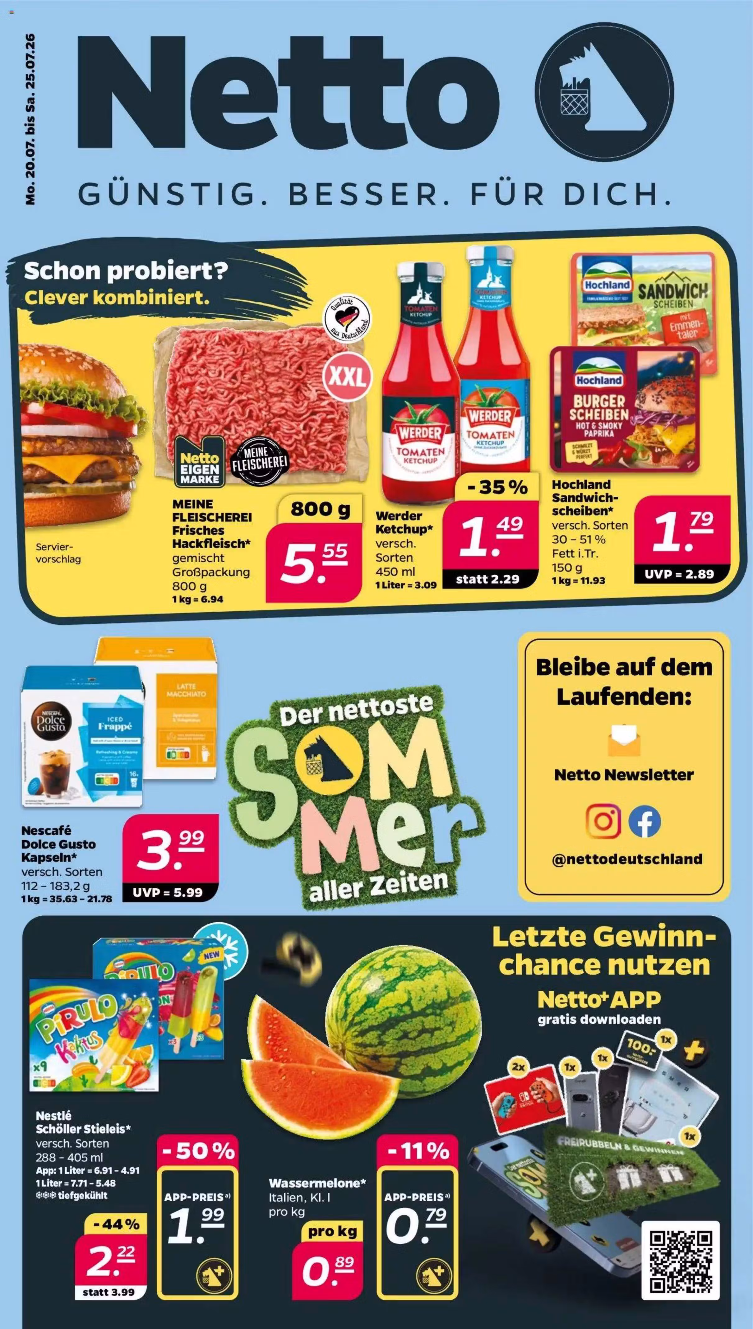 Brochure preview: Netto promotions leaflet Nr. 1 (Valid from 2026-07-20 to 2026-07-25)