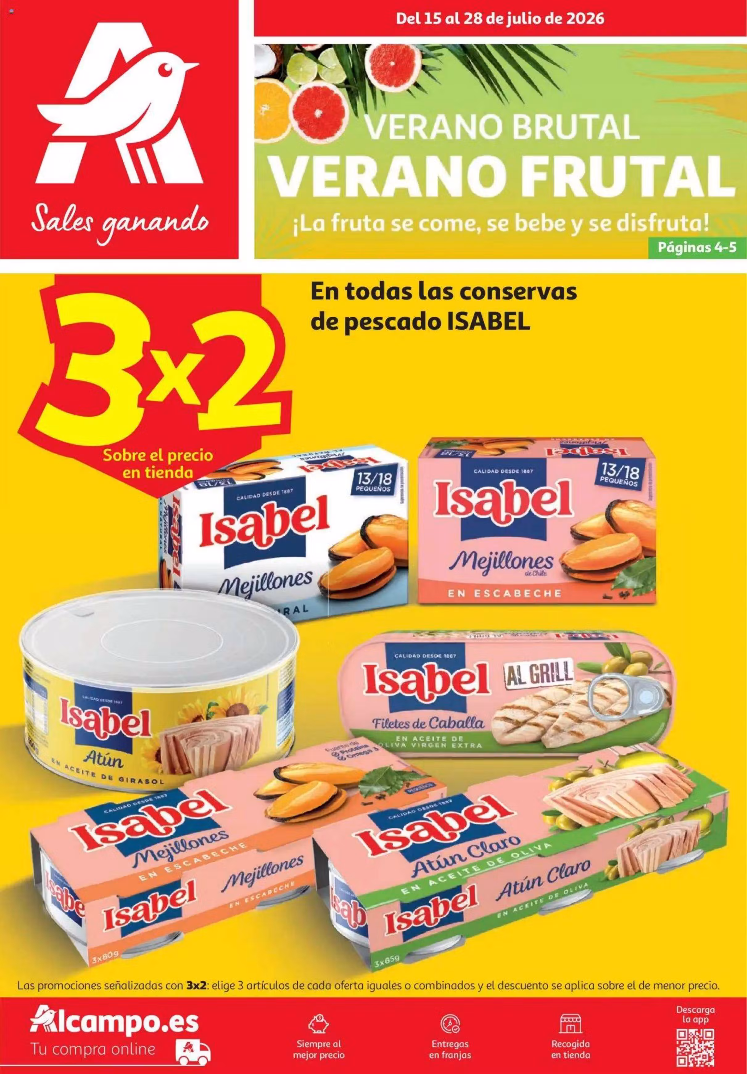 Brochure preview: Alcampo Canarias promotions leaflet Nr. 2 (Valid from 2026-07-15 to 2026-07-28)