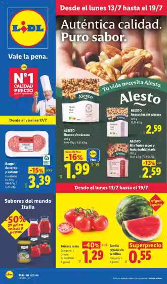 Brochure cover: Lidl promotions leaflet Nr. 3 (Valid from 2026-07-13 to 2026-07-19)