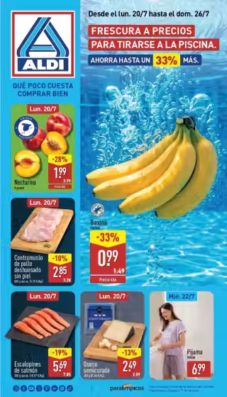 Brochure cover: Aldi promotions leaflet (Valid from 2026-07-20 to 2026-07-26)