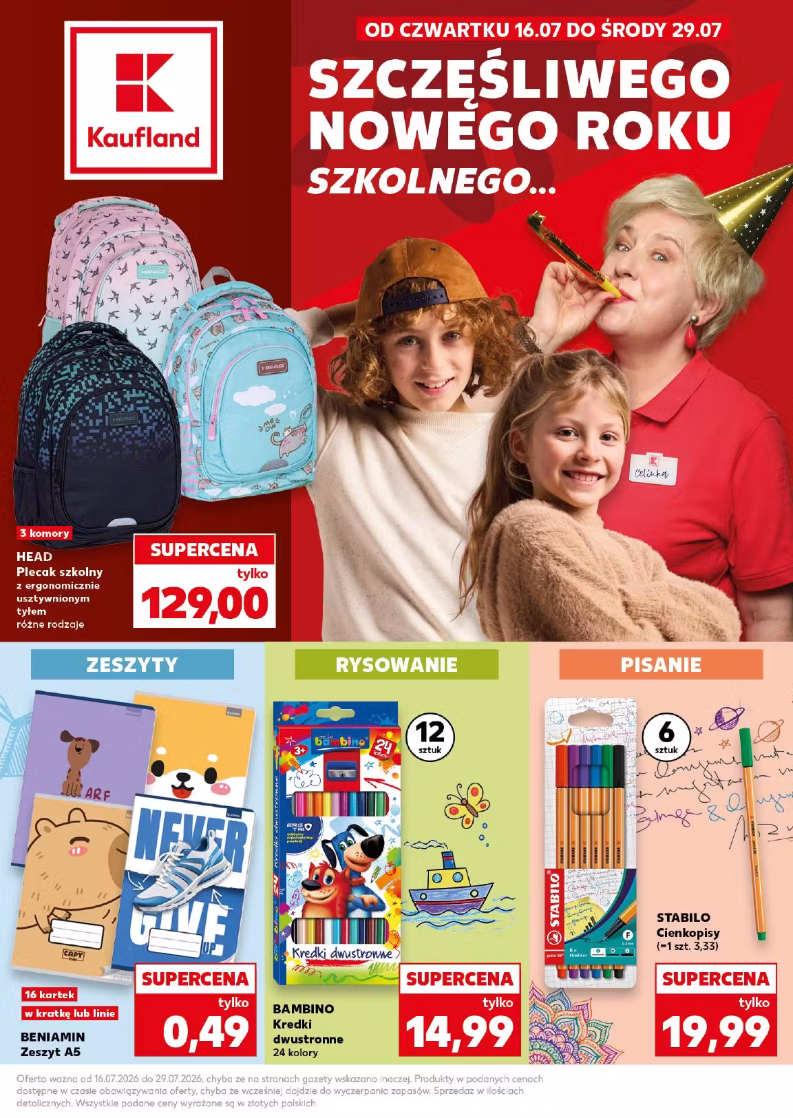 Prospekt-Vorschau: Kaufland Angebotsprospekt Nr. 1 (Gültig von 2026-07-16 bis 2026-07-29)