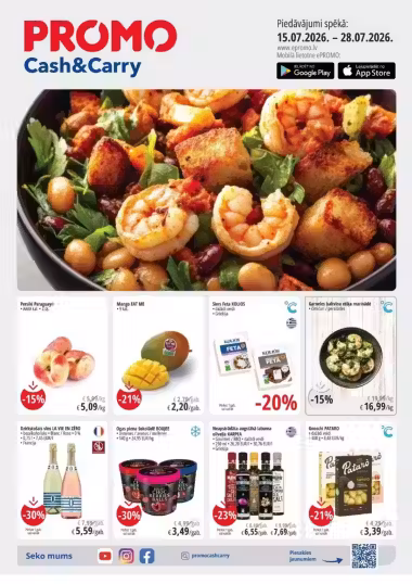Brochure cover: PROMO Cash & Carry promotions leaflet Nr. 2026 (Valid from 2026-07-15 to 2026-07-28)