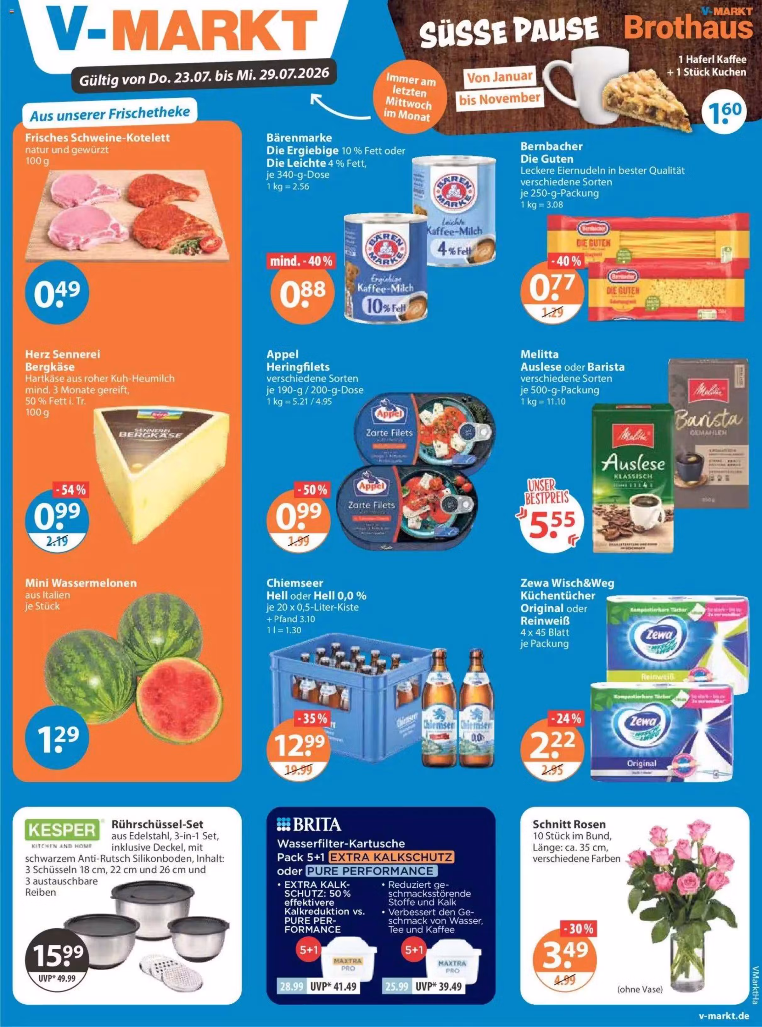 Bukleta prieksskatijums: Mix Markt Fleisch akciju buklets (Derīgs no 2026-07-23 līdz 2026-07-29)