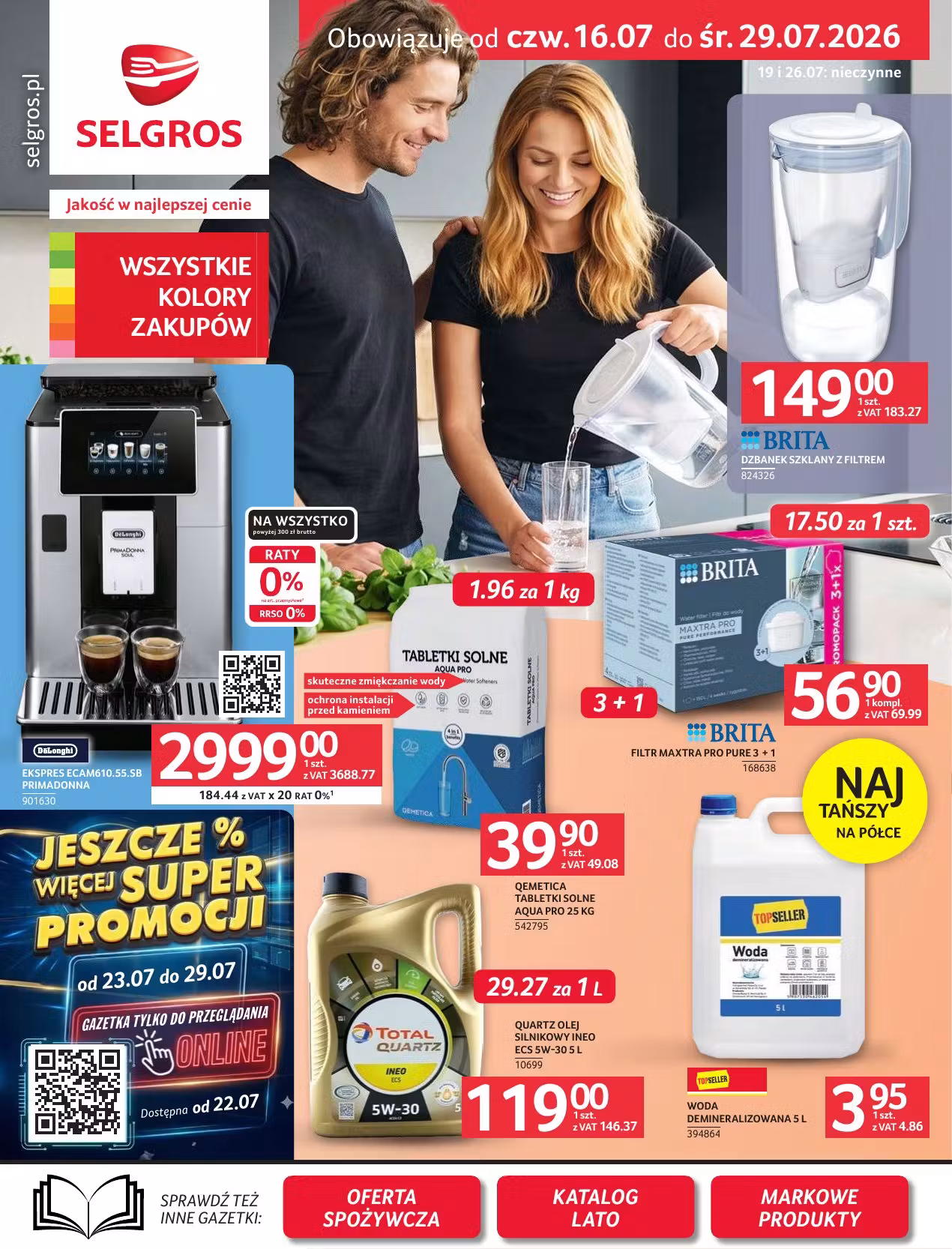 Vista previa del folleto: Selgros folleto de ofertas n.º 4 (Válido del 2026-07-16 al 2026-07-29)
