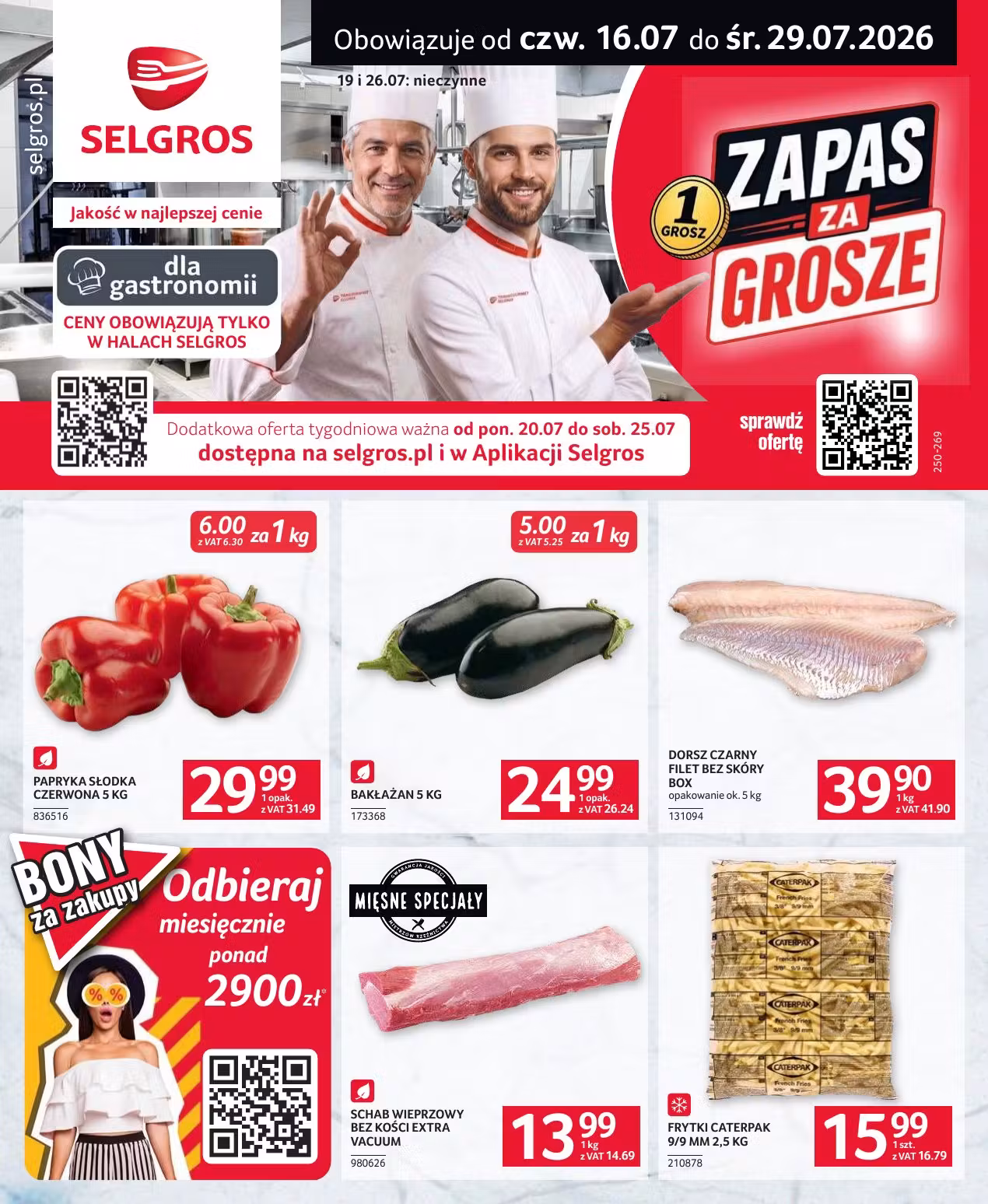 Vista previa del folleto: Selgros folleto de ofertas n.º 7 (Válido del 2026-07-16 al 2026-07-29)