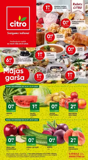 Brochure cover: Citro promotions leaflet (Valid from 2026-07-16 to 2026-07-29)