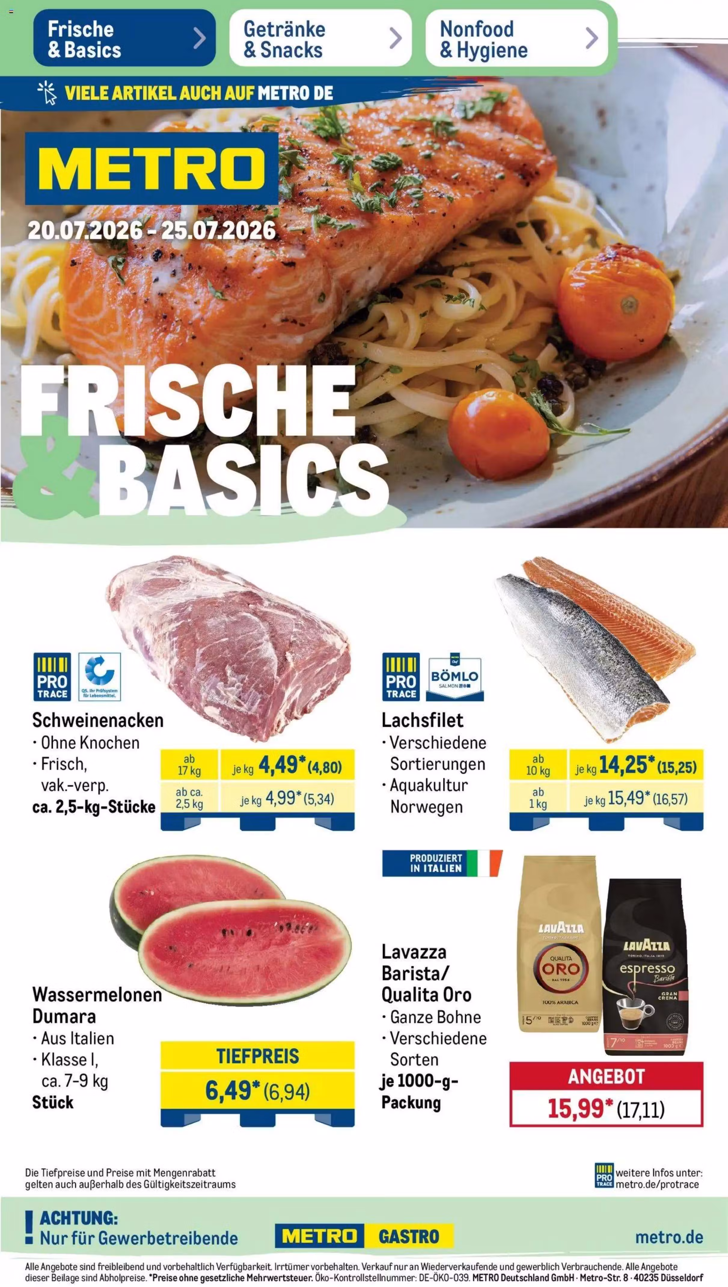Brochure preview: Metro promotions leaflet (Valid from 2026-07-20 to 2026-07-25)