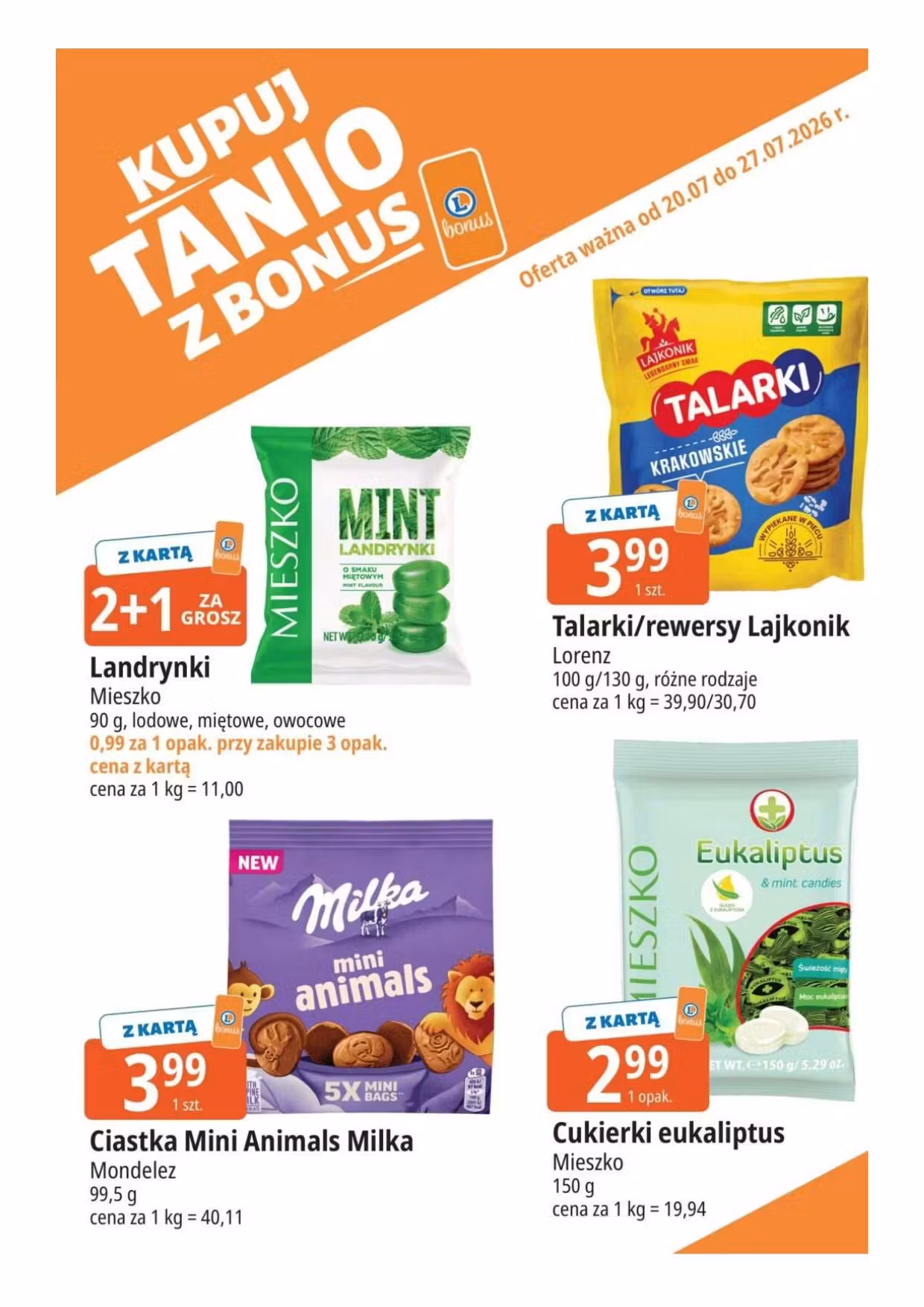 Podglad gazetki: E Leclerc gazetka promocyjna Nr. 1 (Ważne od 2026-07-20 do 2026-07-27)