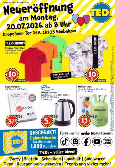 Bukleta prieksskatijums: Tedi akciju buklets (Derīgs no 2026-07-20 līdz 2026-07-27)