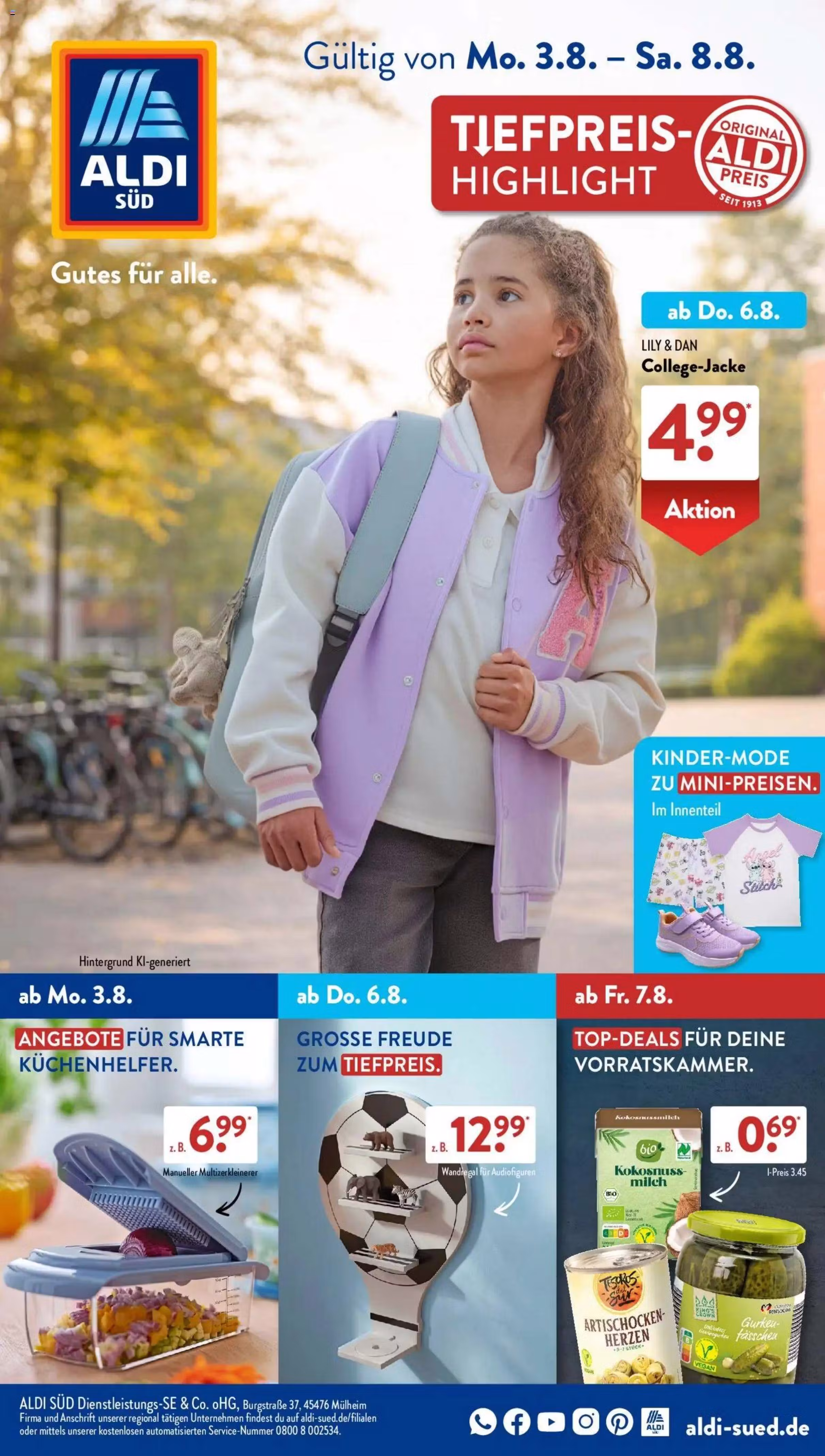 Brochure preview: Aldi Nord promotions leaflet Nr. 1 (Valid from 2026-08-03 to 2026-08-08)