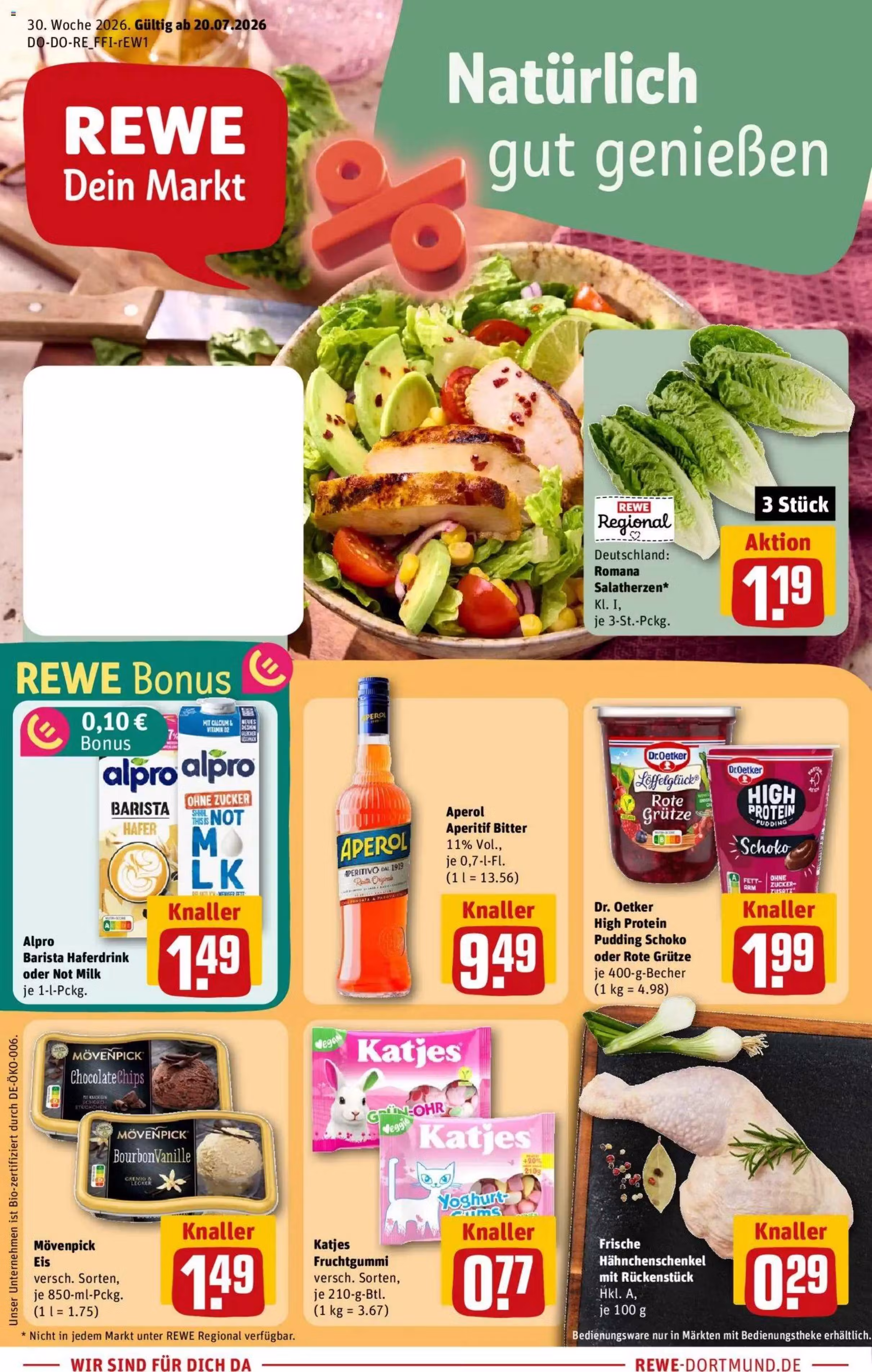Prospekt-Vorschau: Rewe Angebotsprospekt (Gültig von 2026-07-20 bis 2026-07-26)