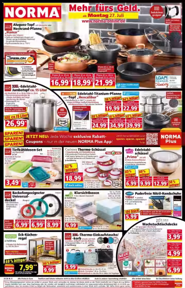 Portada del folleto: Norma folleto de ofertas (Válido del 2026-07-27 al 2026-08-01)