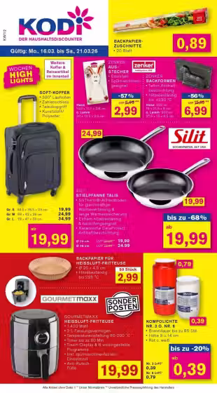 Brochure cover: Kodi promotions leaflet (Valid from 2026-04-20 to 2026-04-25)