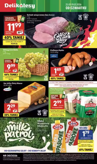 Prospekt-Titelbild: Delikatesy Centrum Angebotsprospekt (Gültig von 2026-07-23 bis 2026-07-29)