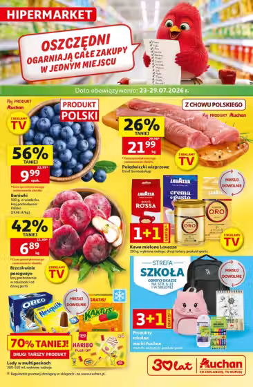 Kataloogi kaas: Auchan sooduspakkumiste voldik Nr. 1 (Kehtib alates 2026-07-23 kuni 2026-07-29)
